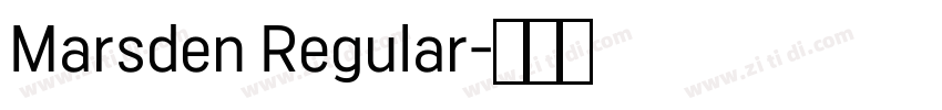 Marsden Regular字体转换 Marsden Regular字体转换